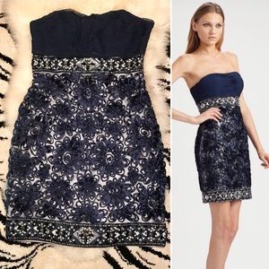* NWOT Authentic Sue Wong Strapless Beaded Dress